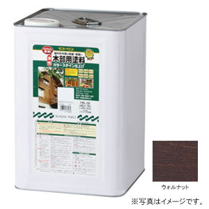 サンデーペイント #265091 油性 木部用塗料 カラーステイン ウォルナット 14L[265091] 返品種別Bの通販は