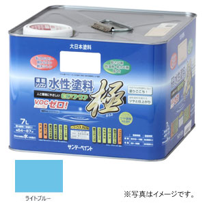 サンデーペイント #275854 水性塗料 ECOアクア 極 ライトブルー 7L[275854] 返品種別Bの通販は