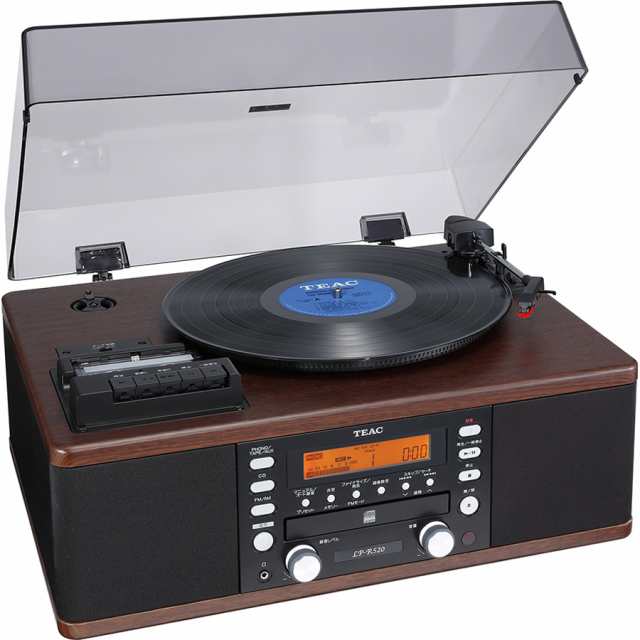 ティアック LP-R520 ターンテーブル/カセットプレーヤー付CDレコーダーTEAC[LPR520WA] 返品種別A