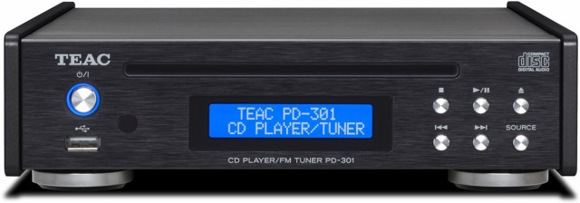 ティアック PD-301-X/B ワイドFMチューナー搭載CDプレーヤー（ブラック ...