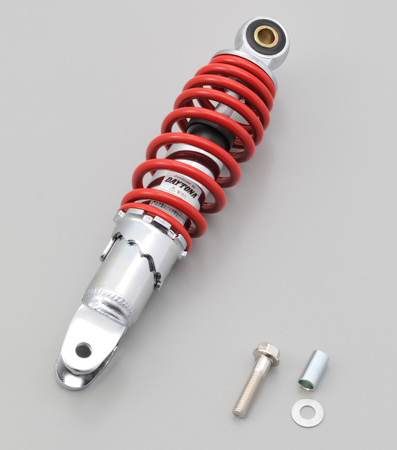 デイトナ 73532 ユニバーサルリアショック 230mm メッキ/レッドDAYTONA[73532デイトナ] 返品種別Bの通販は 8,058円