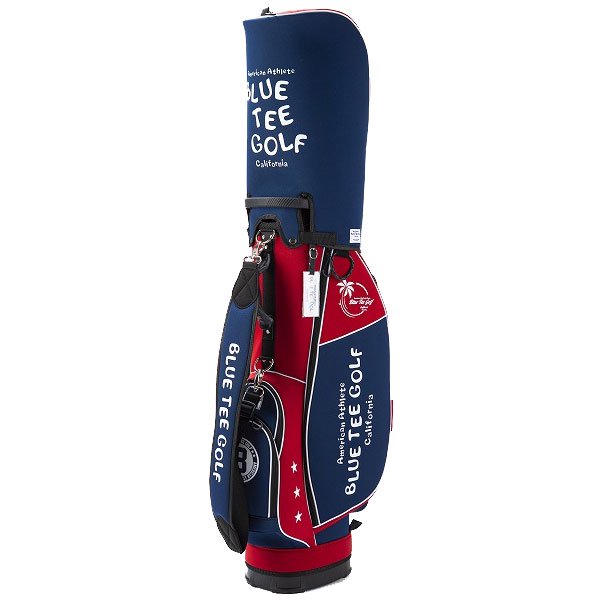 ブルーティーゴルフ ストレッチ 2トーン カートバッグ（ネイビー/レッド・9型・46インチ対応） CB017-NVRD返品種別Aの通販は