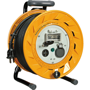 ハタヤリミテッド BR202M 三相200V型ブレーカーリール　20m　アース付　20A[BR202Mハタヤ] 返品種別Bの通販は 28,489円