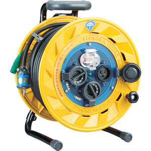 ハタヤリミテッド BF301K 防雨型ブレーカーリール　30m　アース付[BF301Kハタヤ] 返品種別Bの通販は 26,640円