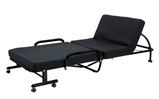 弘益 KOEKI-FBD400BK 低反発折り畳みベッド(ブラック)[KOEKIFBD400BK] 返品種別Aの通販は