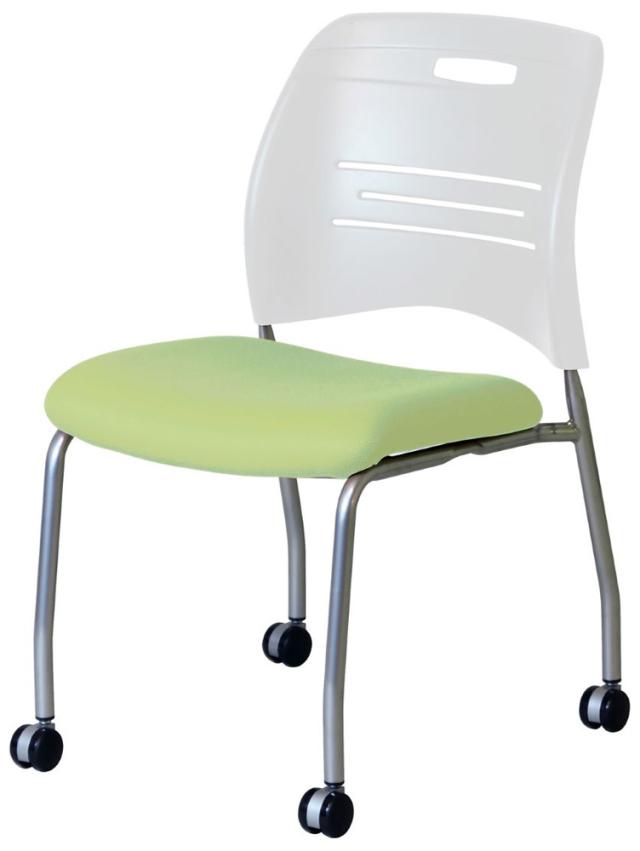 弘益 KOEKI-EL6WHSGN エレッタネスティングチェア / ハンドルタイプ(ホワイト-なし-グリーン)KOEKI[KOEKIEL6WHSGN] 返品種別A 15,680円