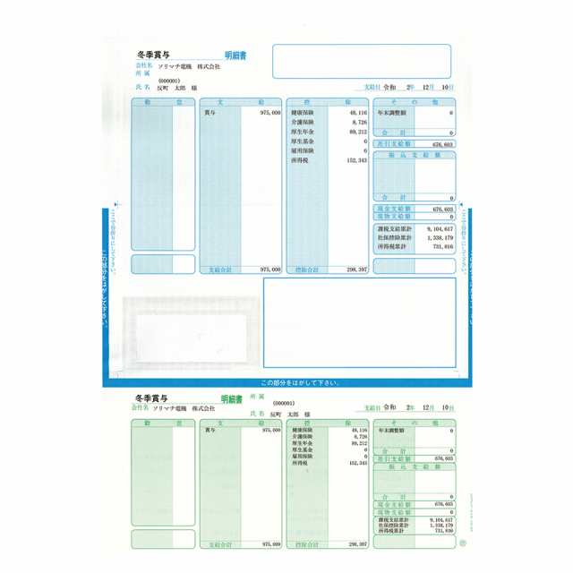 ソリマチ SR232 SR232 給与・賞与明細書(封筒型・シール付き)200枚入[SR232] 返品種別A