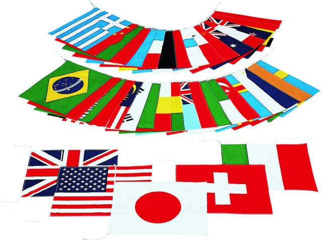 エバニュー EKA382 万国旗40EVERNEW[EKA382エバニユ] 返品種別Aの通販は