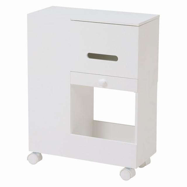 HAGIHARA(萩原) MUD-6648WH スリムコスメワゴン(ホワイト)[MUD6648WH] 返品種別Aの通販は