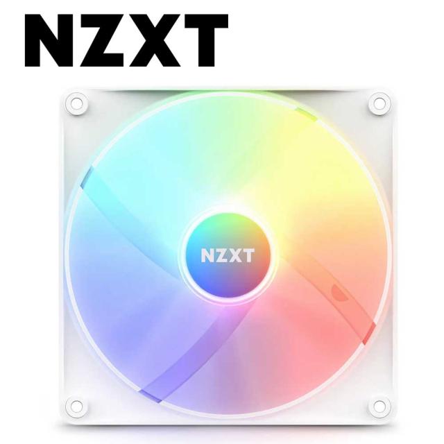 NZXT RF-C14DF-W1 PCケースファン F Series RGB CORE Fans(140mm×2パック・ホワイト)[RFC14DFW1] 返品種別Bの通販は