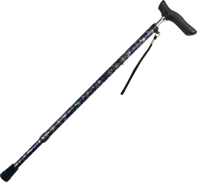 島製作所 505399-1(NISHIKAWA) 伸縮ジョイント和柄ステッキ（花柄紺）[5053991NISHIKAWA] 返品種別Aの通販は
