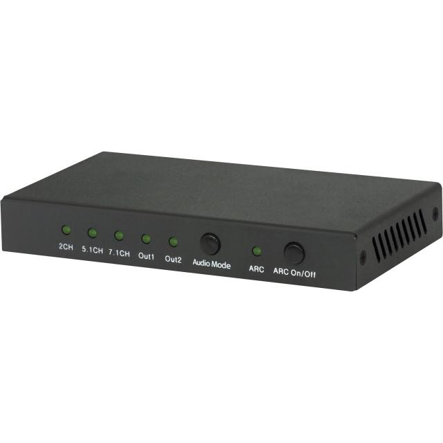 ラトックシステム RS-HD2HDA-4K HDMIオーディオ分離機(HDMI⇒HDMI×2/光/ステレオミニ)RATOC[RSHD2HDA4K] 返品種別Aの通販は
