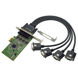 ラトックシステム REX-PE64D 4ポート RS-232C・デジタルI/O PCI Expressボード[REXPE64D] 返品種別B