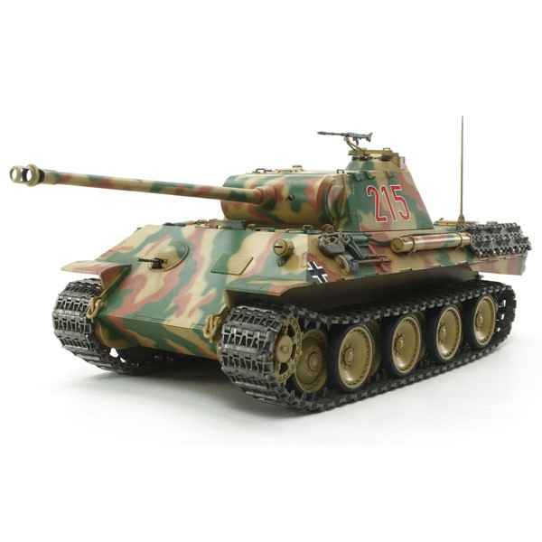 タミヤ 1/25 電動RC組立キット ドイツ戦車 パンサーA（専用プロポ付き）【56605】 返品種別B