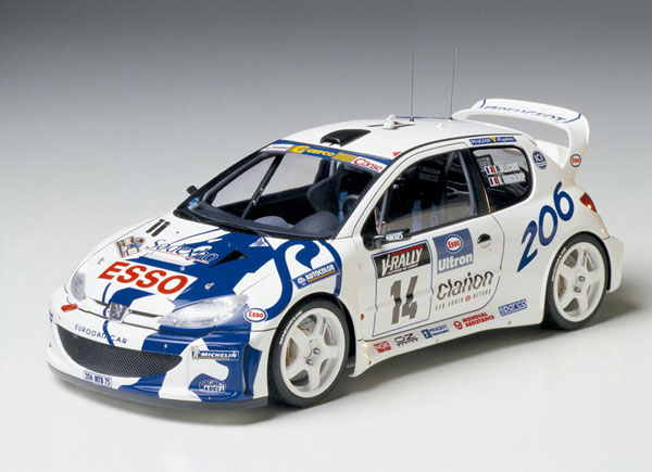 タミヤ 1/24 スポーツカーシリーズ プジョー 206 WRC 【24221】 返品  
