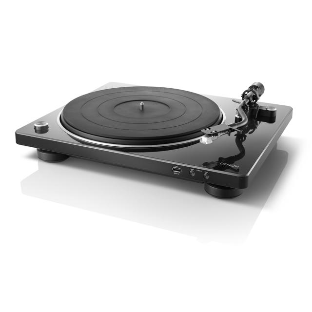 デノン DP-450USBBKEM マニュアル式レコードプレーヤー【USBメモリーへのダイレクト録音対応】（MMカートリッジ付き/ブラック）DENON[DP450USBBKEM] 返品種別Aの通販は 38,006円