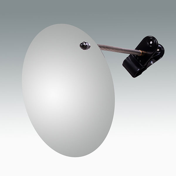 信栄物産 F-30A スペースミラー クリップタイプ　丸型 直径300mm防犯ミラー[F30Aシンエイ] 返品種別Bの通販は 8,613円