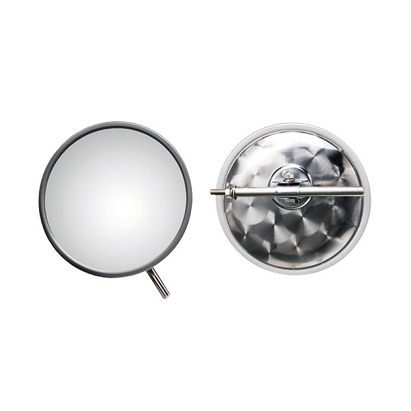 信栄物産 FB-20CU(G) ロードビューミラー 平面ミラー・丸棒タイプ　丸型 直径210mm ステンレスウロコ（グレー）トラック補助ミラー 1個オートアクセサリー[FB20CUGシンエイ] 返品種別Bの通販は 8,495円