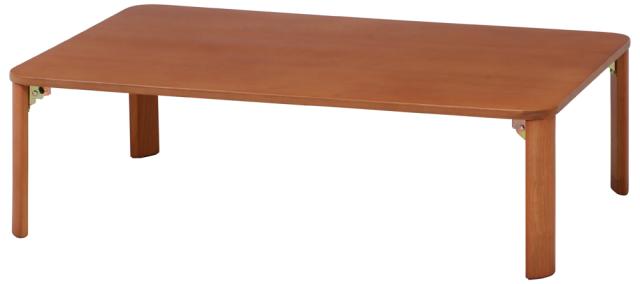 不二貿易 折脚ローテーブル KSM-10575（ナチュラル） 折りたたみテーブル 木目調 サイズ（約）：幅105×奥行75×高さ32cm 12844返品種別Aの通販は