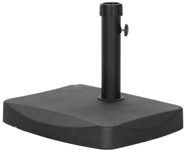 不二貿易 30500 半円パラソルベース 20kg HTH20（ブラック）[30500フジボウエキ] 返品種別Bの通販は 5,500円