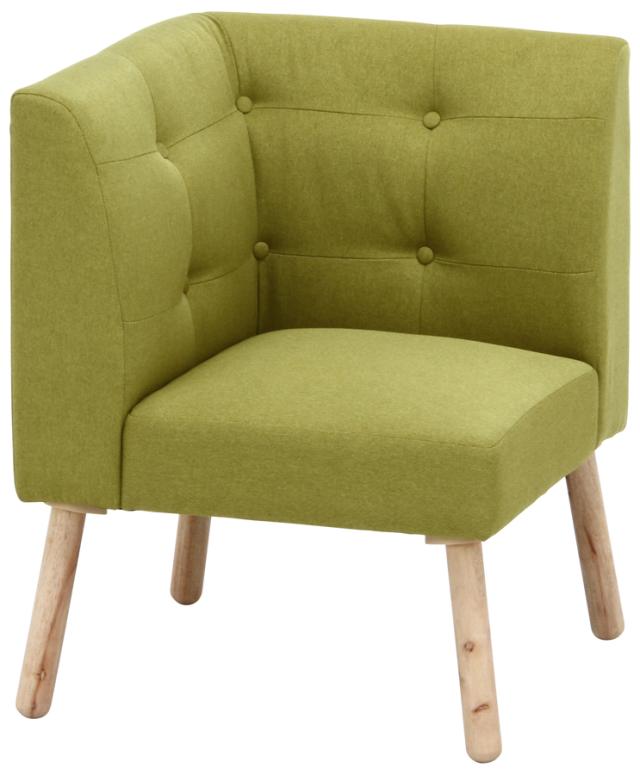 不二貿易 37022 NS コーナーソファー ヘームル(グリーン)35-5519[37022フジボウエキ] 返品種別Aの通販は