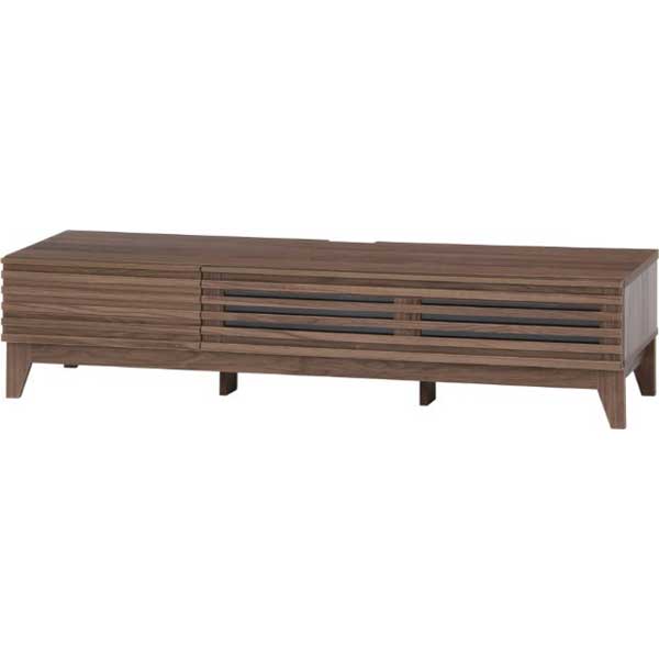 不二貿易 98662 TV台 ライン 幅150cm(ミディアムブラウン)[98662フジボウエキ] 返品種別Aの通販は