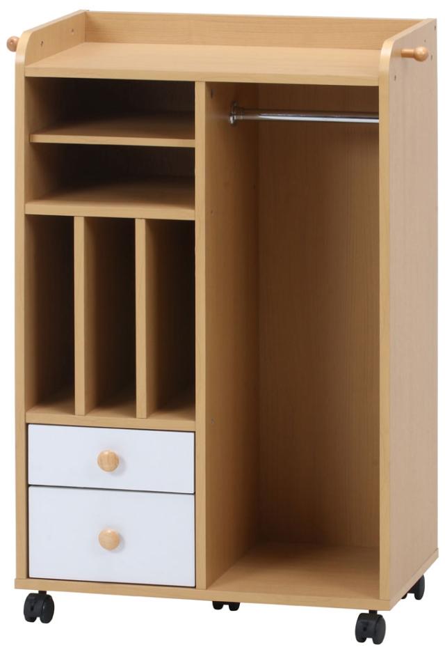 不二貿易 98893 ストレージラック ハンガー付NORM WH×NA　ランドセルラック[98893フジボウエキ] 返品種別Aの通販は 7,216円