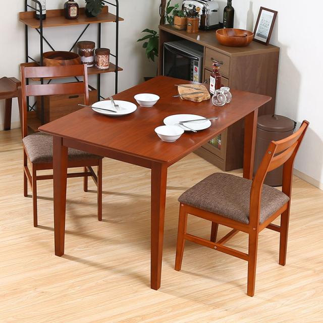 不二貿易 98896 伸長式ダイニングテーブル(ミディアムブラウン)レノバ エクステンションテーブル[98896フジボウエキ] 返品種別Aの通販は