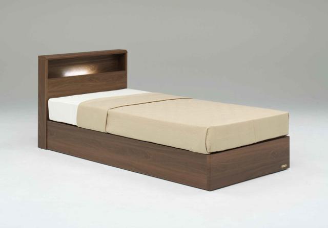 フランスベッド PR-70-06CSCM-WN プレミア70 キャビネット付き (セミダブル・ウォールナット)FRANCEBED[PR7006CSCMWN] 返品種別Aの通販は 48,180円