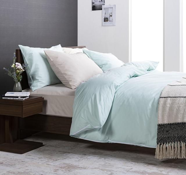 フランスベッド エッフェスタンダード掛布団カバー（ダブル・ブルー） FRANCEBED　100％コットン エツフエSKカバ-Wブル-返品種別Aの通販は