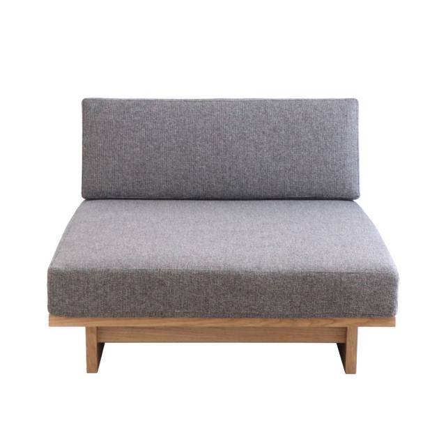 東馬 メディチ　1.5Pシェーズロングソファ BR（ブラウン） 54682050返品種別Aの通販は