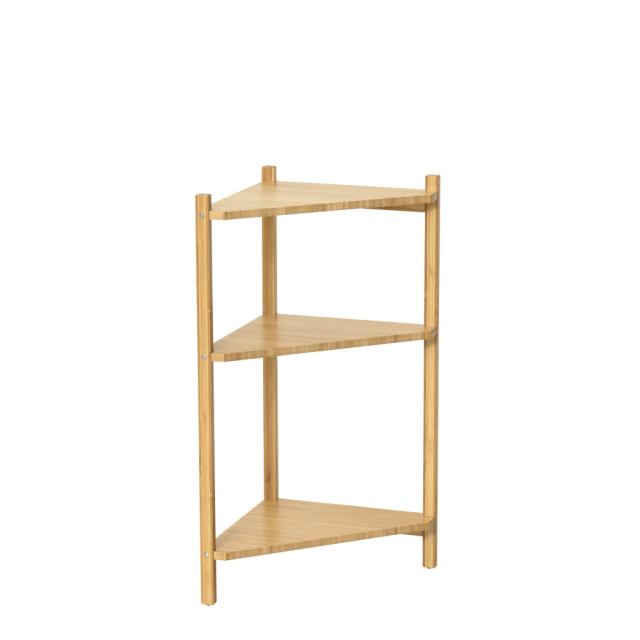 クロシオ Bamboo コーナーラック3段(ナチュラル) 23563(クロシオ)返品種別Aの通販は 5,800円