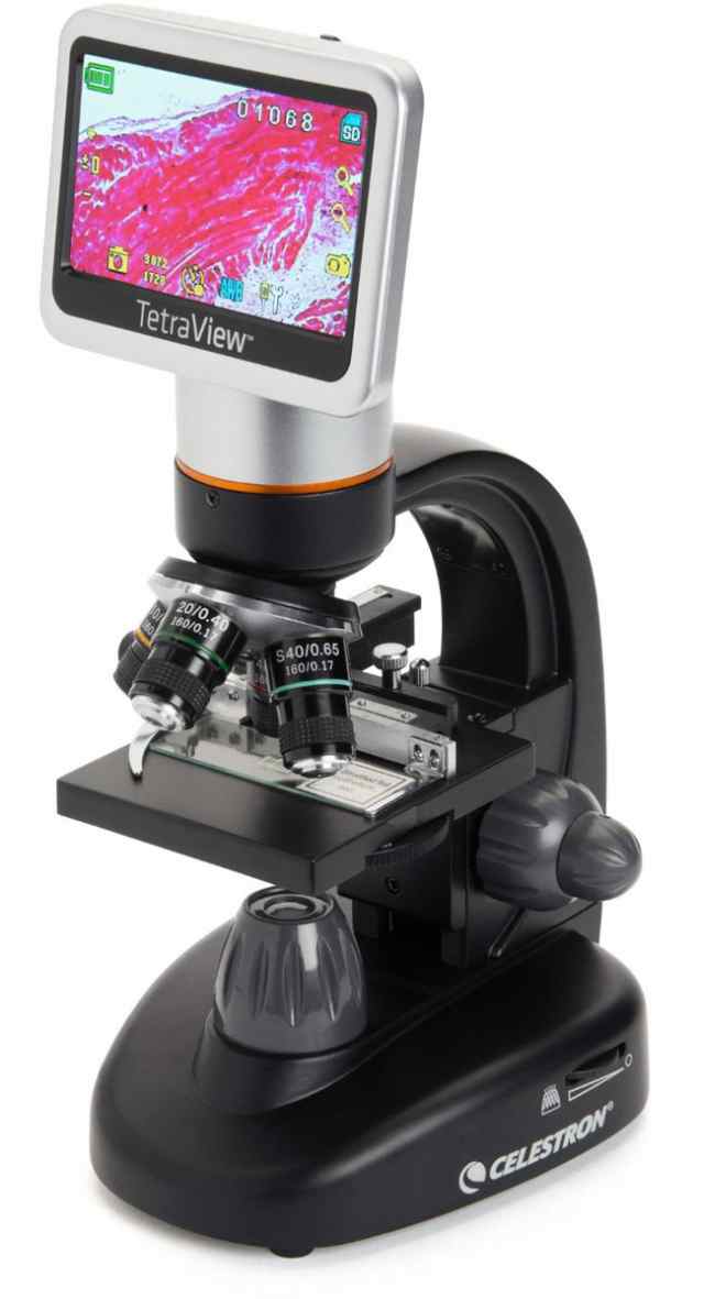 セレストロン デジタル顕微鏡「TetraView LCD デジタル顕微鏡」 VIXEN CELESTRON TETRAVIEWLCDケンビキョウ返品種別A