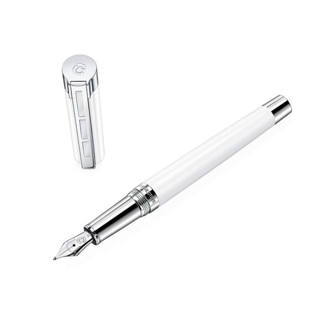 ステッドラー ステッドラープレミアム Resina 万年筆 M（中字） レジン軸 専用ギフトボックス付き（ホワイト） 9PB110MJ返品種別Aの通販は