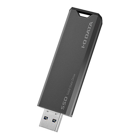 I/Oデータ SSPS-US2GR USB 10Gbps（USB 3.2 Gen2）対応 スティックSSD 2TB（グレー×ブラック）[SSPSUS2GR] 返品種別B