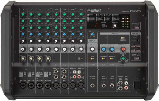 ヤマハ EMX5 12チャンネルパワードミキサーYAMAHA[EMX5] 返品種別A