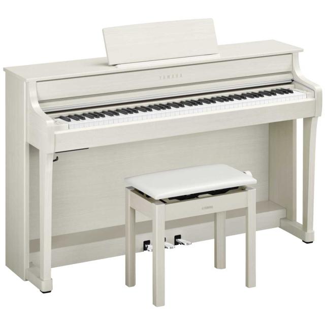 ヤマハ 電子ピアノ(ホワイトバーチ調)【高低自在椅子＆ヘッドホン＆ソングブック付き】 CLP-835-WB返品種別Aの通販は