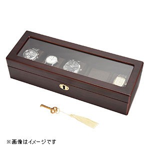 茶谷産業 時計収納ケース（5本収納）Wooden Case ウォッチケース 856