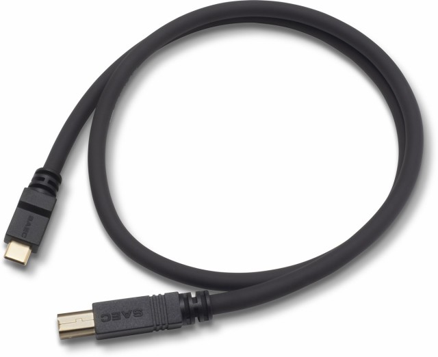 サエク SUS380MK2(C-B)1.2M オーディオグレードUSBケーブル(1.2m）【C】タイプ⇒【B】タイプSAEC SUS-380Mk2[SUS380MK2CB12M] 返品種別A