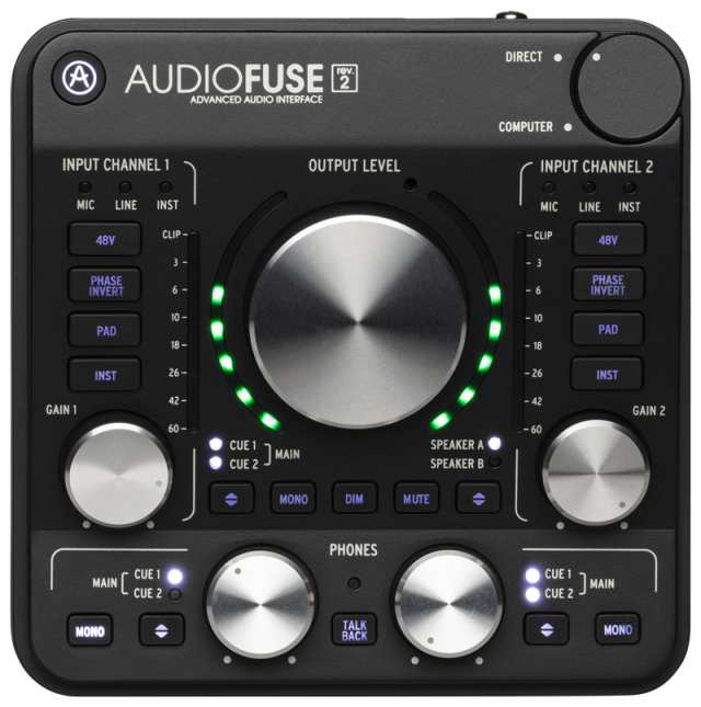 アートリア AUDIOFUSE 2 オーディオインターフェイスARTURIA[AUDIOFUSE2] 返品種別A