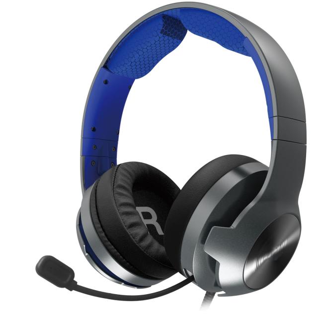 ホリ ゲーミングヘッドセット プロ for PlayStation5 PlayStation4 PC　ブルー 返品種別Bの通販は
