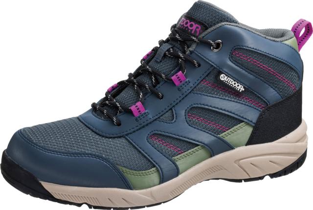 OUTDOOR PRODUCTS 防水仕様スニーカー（ネイビー・サイズ：24.5cm） アウトドアプロダクツ ODP-711WS-ネイビ-245返品種別Aの通販は