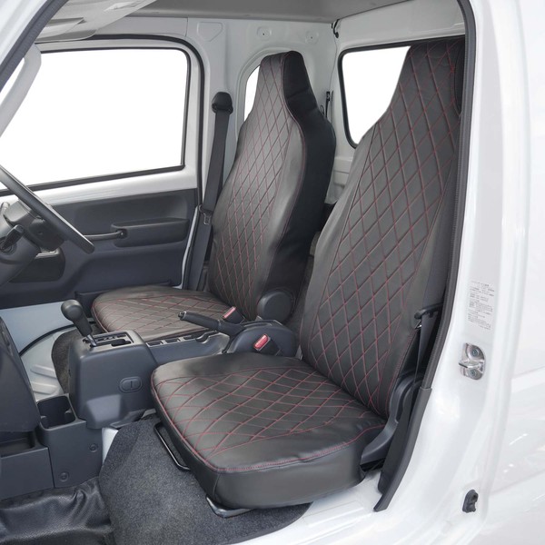 BONFORM 4368-09RE 専用シートカバー　ダイヤキルトスーパーキャリィ専用(DA16T)　レッドボンフォーム[436809RE] 返品種別Aの通販は 6,318円