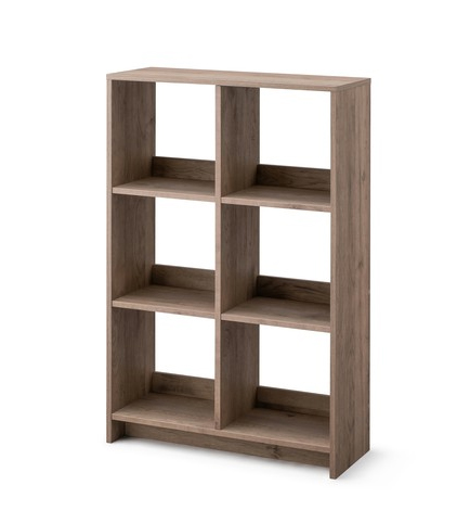 アイリスオーヤマ ウッドオープンシェルフ(アッシュブラウン・幅69×奥行26.5×高さ109.4cm) IRIS WOS-6アツシユブラウン返品種別Aの通販は 5,478円