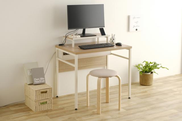 アイリスオーヤマ CSD-800Mホワイト ケーブル収納デスク モニター台付 (ホワイト)IRIS[CSD800Mホワイト] 返品種別Aの通販は 13,800円