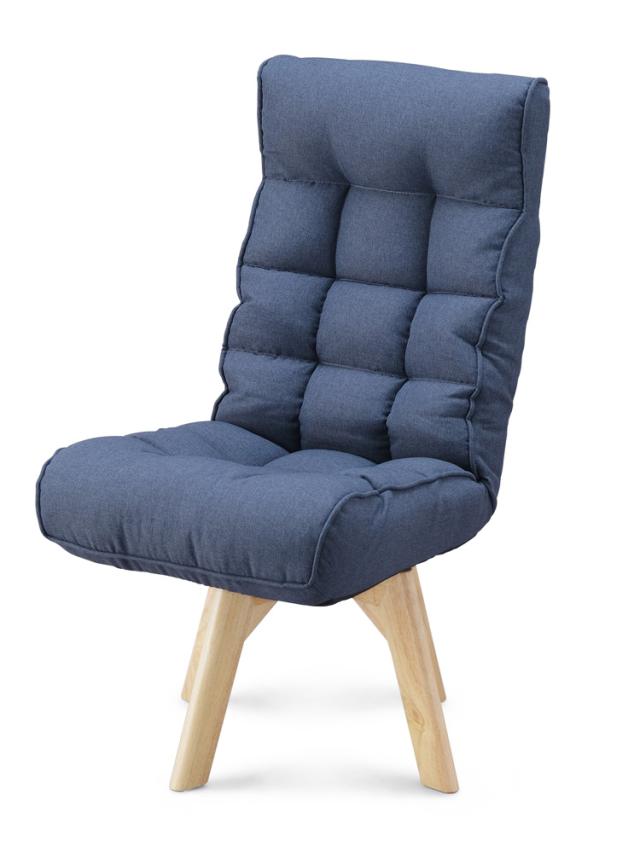 アイリスオーヤマ FACN-Kブル- 回転ファブリックチェア (ブルー)IRIS[FACNKブル] 返品種別Aの通販は 9,110円