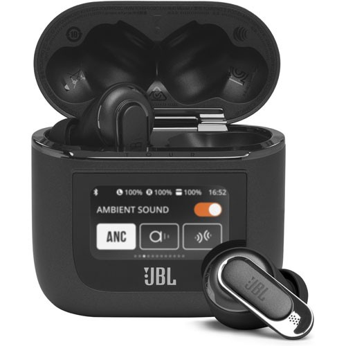 JBL JBL TOUR PRO 2 BLK ノイズキャンセリング機能搭載　完全ワイヤレス　Bluetoothイヤホン(ブラック)[JBLTOURPRO2BLK] 返品種別A