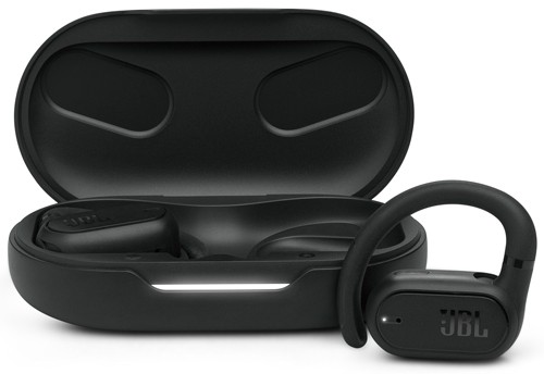 JBL JBLSNDGEARSNSBLK 完全ワイヤレス　Bluetoothイヤホン(ブラック)SOUNDGEAR SENSE[JBLSNDGEARSNSBLK] 返品種別A