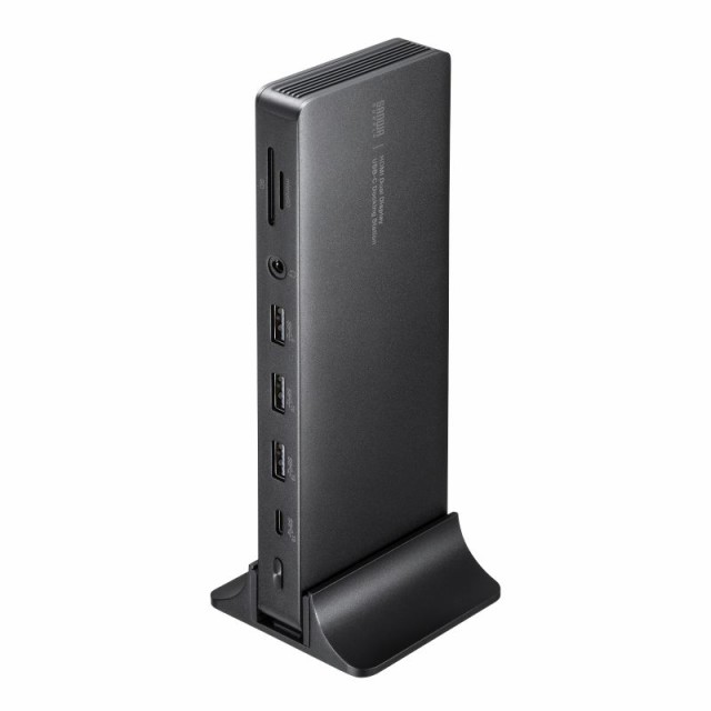 サンワサプライ USB-CVDK16 ドッキングステーション（4K・HDMI×2画面出力・ACアダプタ付）[USBCVDK16] 返品種別A