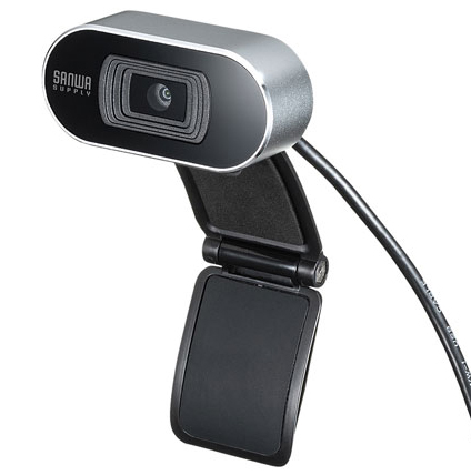 サンワサプライ CMS-V45S 200万画素 オートフォーカスWEBカメラ（シルバー）SANWA SUPPLY[CMSV45S] 返品種別Aの通販は 5,236円